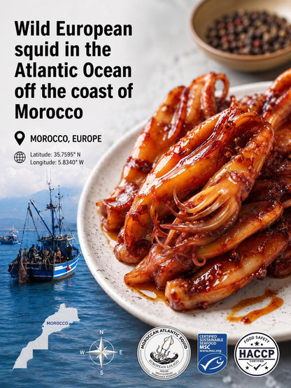 🦑BBQ Roasted Whole Squid Snack – Ready to Eat, Individually Wrapped-YOE