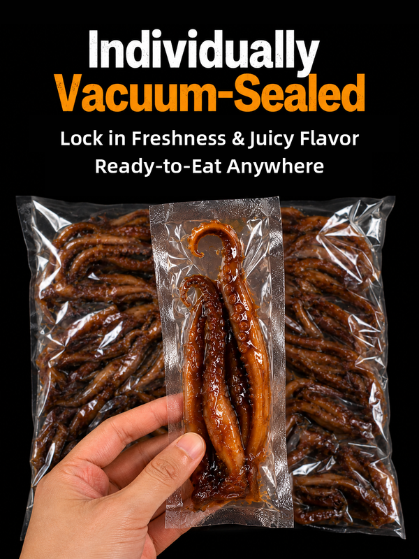 🦑BBQ Roasted Whole Squid Snack – Ready to Eat, Individually Wrapped-YOE