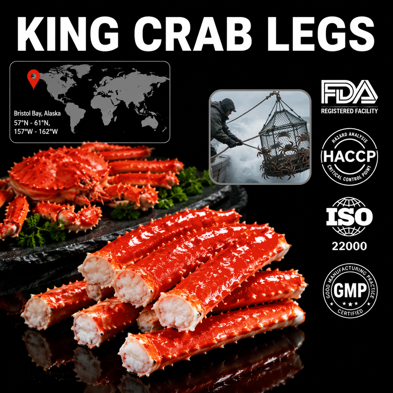 🦀	Alaskan Red King Crab · Ocean Reserve-YOE