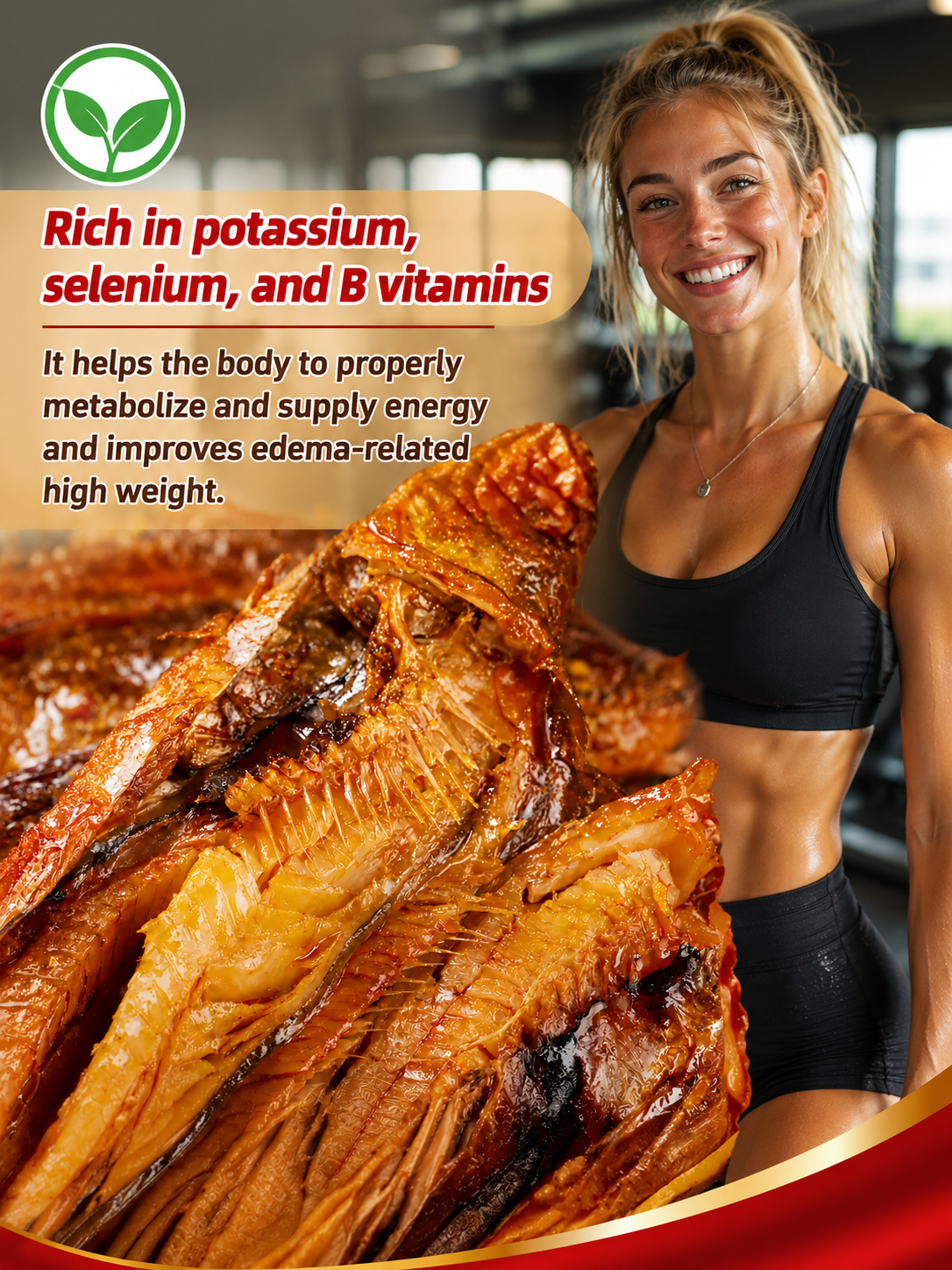 🐟️Gourmet Spicy Whole Fish | Vacuum-Sealed | High Protein Seafood Snack-YOE