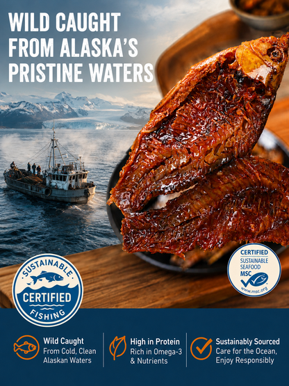 🐟️Gourmet Spicy Whole Fish | Vacuum-Sealed | High Protein Seafood Snack-YOE